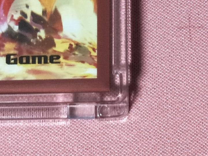 ブレアのBRマグネットアクリアケース ワイド 35pt（BR-0073）。ポケカ公式のデッキシールドを入れた。右下。